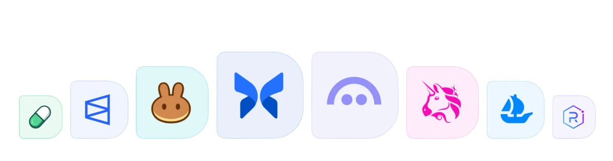 Trezor Suite dApp 与 Web3 应用图标组